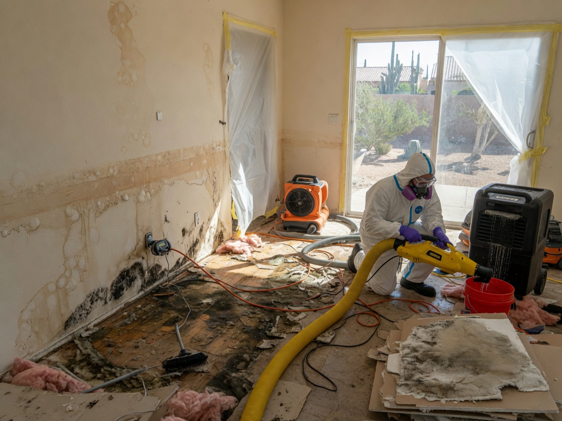 water damage restoration in Scottsdale