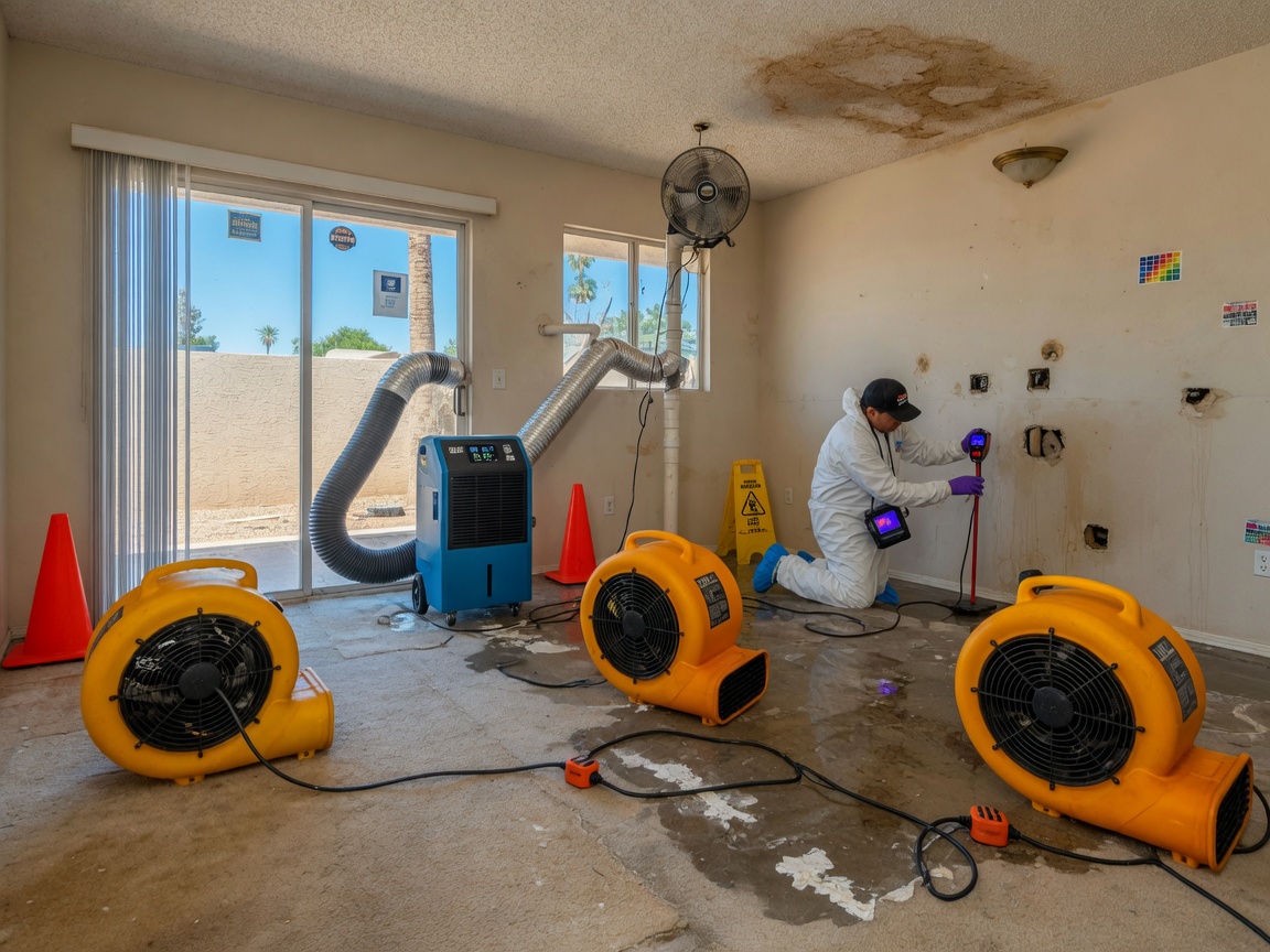 Water Damage Restoration in Gilbert, AZ 85296